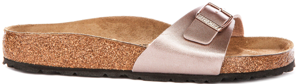 Birkenstock Madrid Sandalen | Copper Birko-Flor voor Dames - Normale Pasvorm