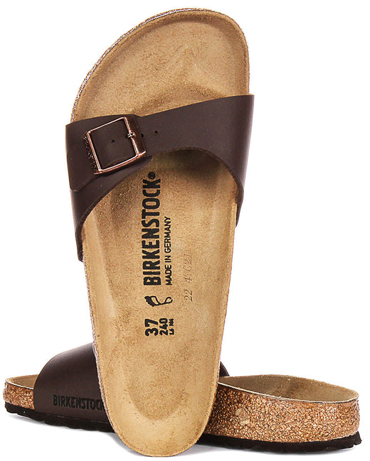 Birkenstock Madrid Sandalen | Bruin Birko-Flor voor dames