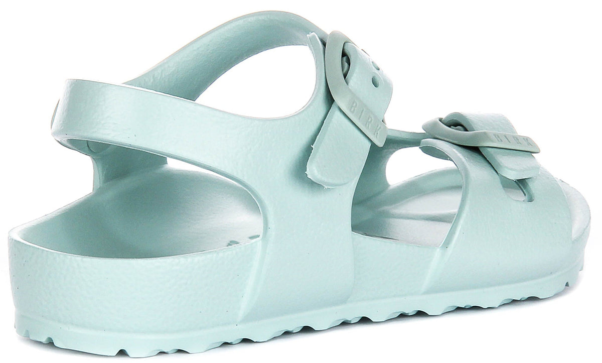 Birkenstock Rio Sandalen | Groene EVA voor kinderen - Smalle pasvorm