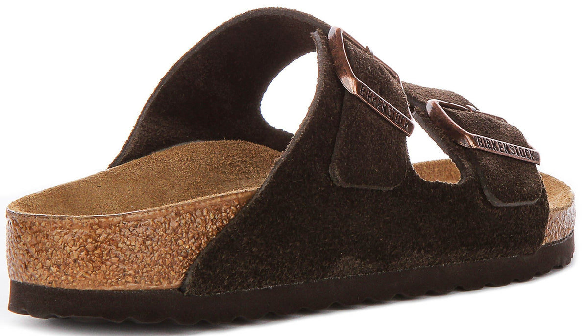 Birkenstock Arizona Sandalen | Mokka Birko-Flor voor Heren en Dames - Smalle Pasvorm