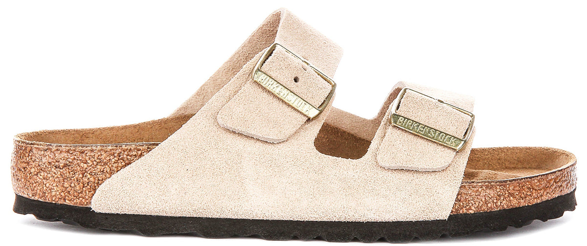 Birkenstock Arizona Sandalen | Sand Birko-Flor voor Dames - Normale Pasvorm