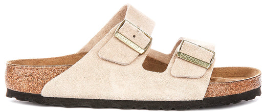 Birkenstock Arizona Sandalen | Sand Birko-Flor voor Dames - Normale Pasvorm