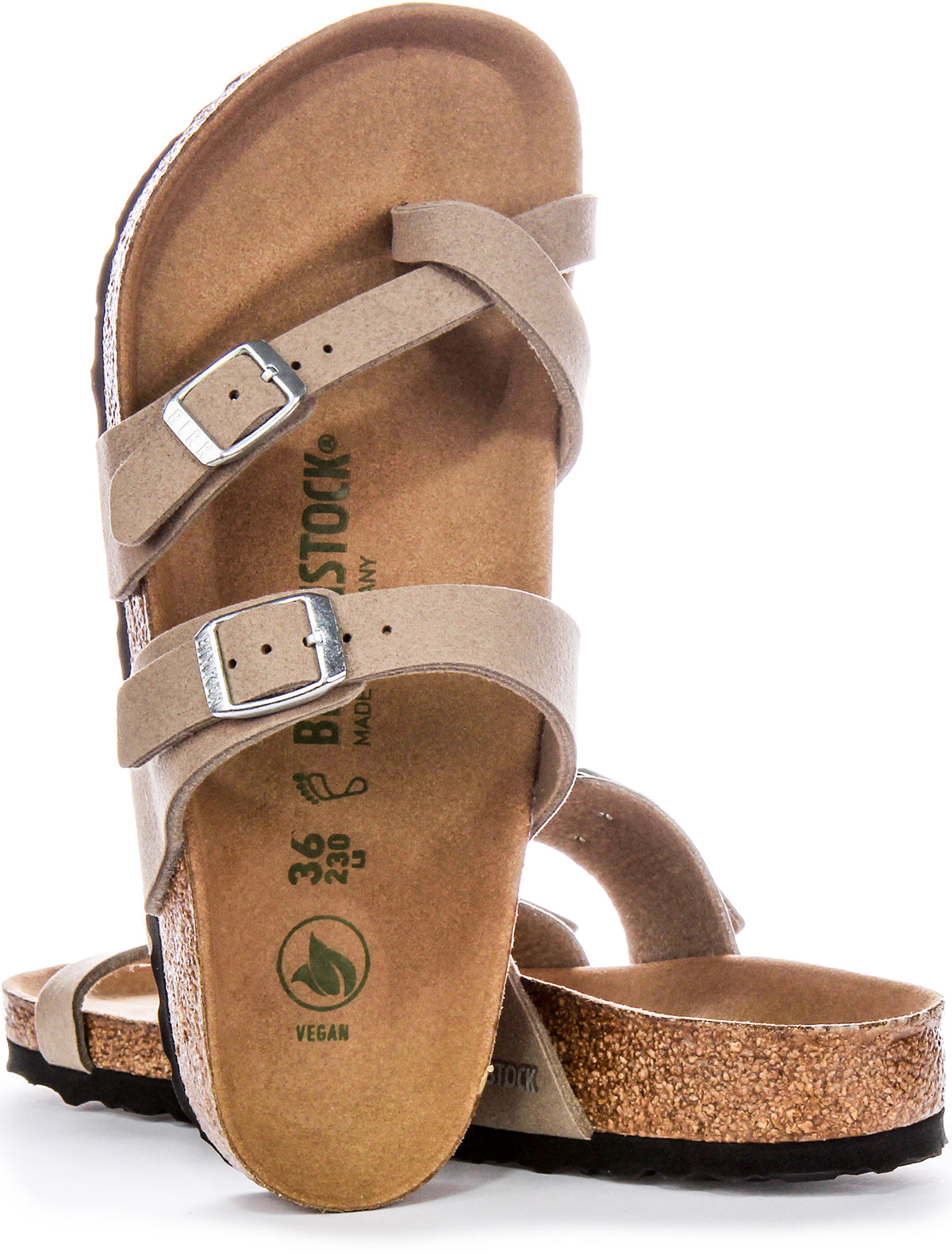 Birkenstock Mayari Sandalen | Taupe Birko-Flor - Veganvriendelijk voor dames en heren