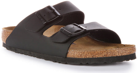 Sandales Birkenstock Arizona | Birko-Flor noir pour hommes et femmes