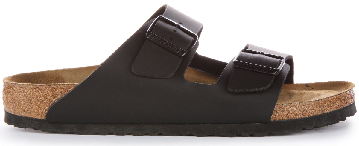Sandales Birkenstock Arizona | Birko-Flor noir pour hommes et femmes