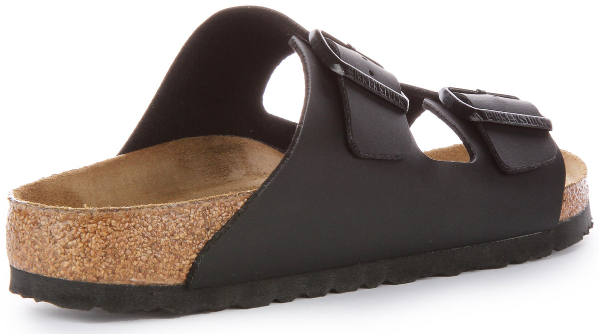 Sandales Birkenstock Arizona | Birko-Flor noir pour hommes et femmes