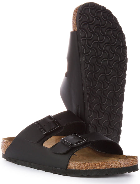 Sandales Birkenstock Arizona | Birko-Flor noir pour hommes et femmes