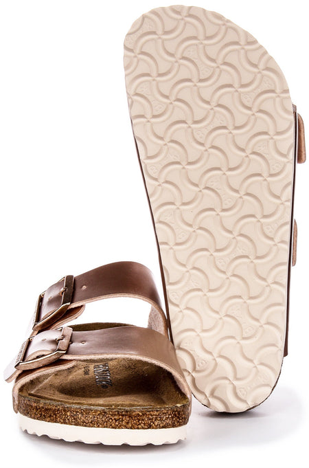 Birkenstock Arizona sandalen | Koperkleurig Birko-Flor voor kinderen - Normale pasvorm