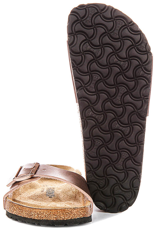 Birkenstock Madrid Sandalen | Copper Birko-Flor voor Dames - Normale Pasvorm