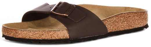 Birkenstock Madrid Sandalen | Bruin Birko-Flor voor dames