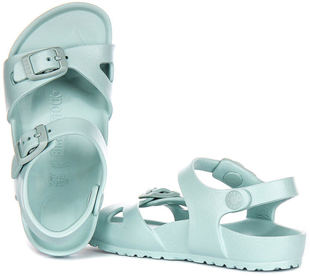 Birkenstock Rio Sandalen | Groene EVA voor kinderen - Smalle pasvorm