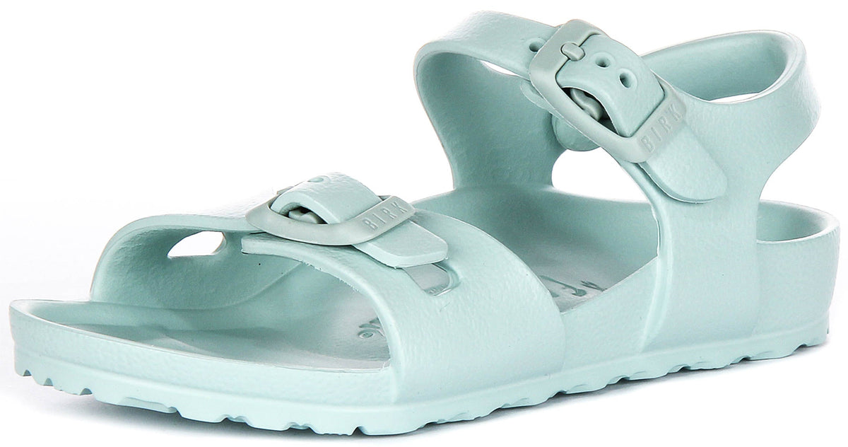 Birkenstock Rio Sandalen | Groene EVA voor kinderen - Smalle pasvorm