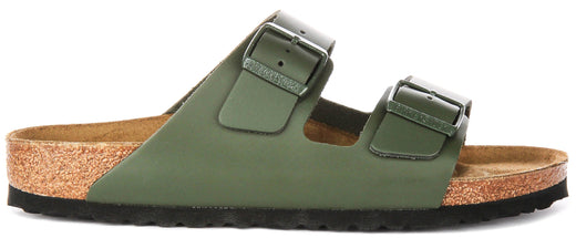 Birkenstock Arizona Sandalen | Olijfgroen Birko-Flor voor Dames en Heren - Normale Pasvorm