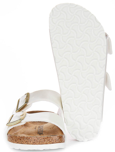 Birkenstock Arizona Sandalen | Pearl White Birko-Flor voor kinderen - Normale pasvorm