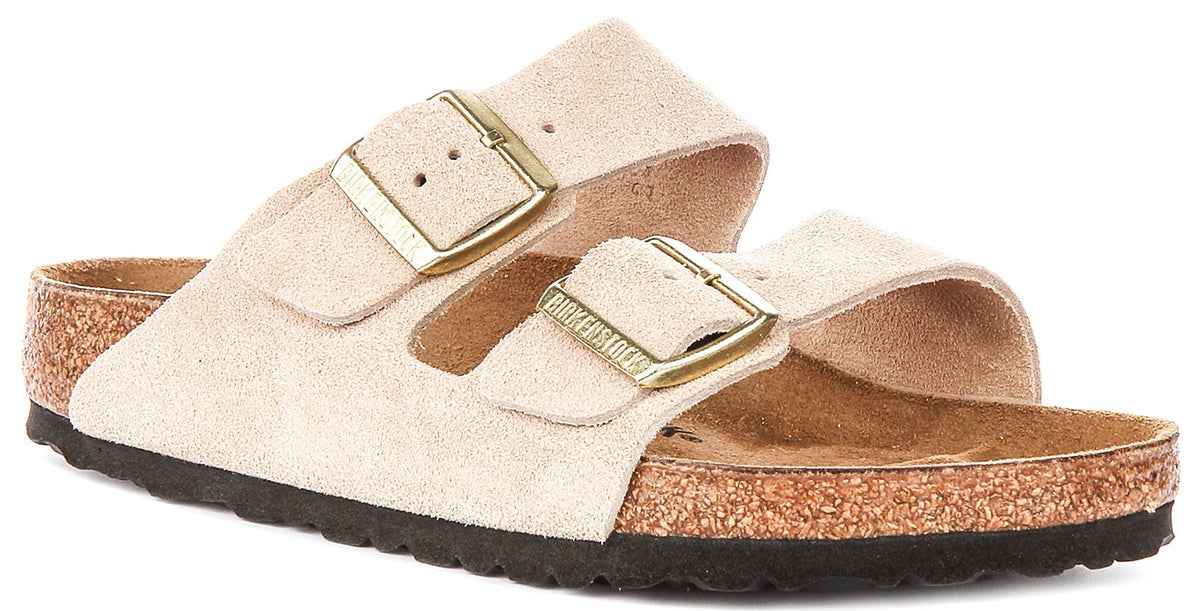 Birkenstock Arizona Sandalen | Sand Birko-Flor voor Dames - Normale Pasvorm