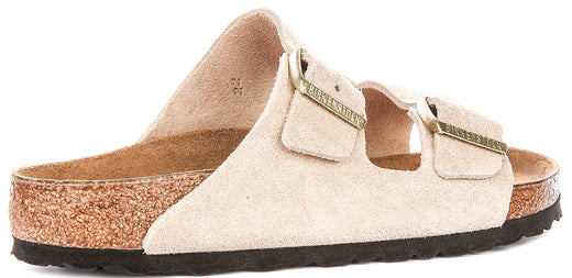 Birkenstock Arizona Sandalen | Sand Birko-Flor voor Dames - Normale Pasvorm