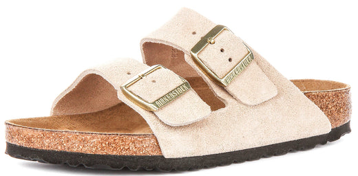 Birkenstock Arizona Sandalen | Sand Birko-Flor voor Dames - Normale Pasvorm