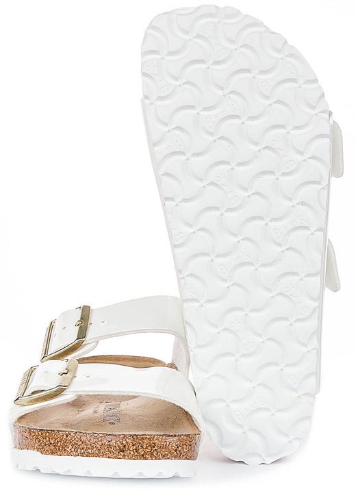 Birkenstock Arizona sandalen | Wit lakleer voor dames - Normale pasvorm